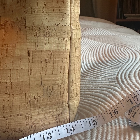 Tan Corkor Satchel Bag made in Portugal Vegan Eco Friendly - Picture 6 of 13